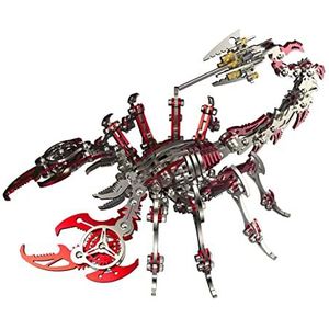 JoyMate Scorpion King 3D metalen puzzel, modelbouwset, doe-het-zelf, mechanische puzzel, 200 delen, bouwspeelgoed voor volwassenen en kinderen