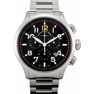 Zeno-Watch herenhorloge - Retro TRE Pilot Chronograaf Quartz - 6302-5030Q-a15M