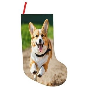 Leuke Corgi Print Kerst Kousen,Vakantie Party Decoraties