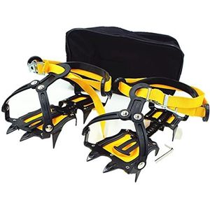 Cleats Traction Grips, ijskrammen, 10 Spike Ice Grippers Verstelbaar Mangaanstaal for Schoenen Maat 36-46