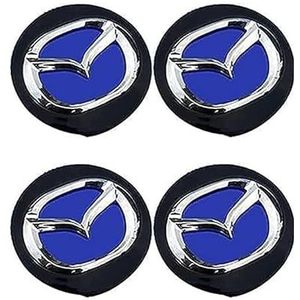4 stuks wielnaafdoppen voor Mazda cx3 cx4 cx5 Mazda 6 Atenza Mazda 3 Axela 60mm, autonaafdoppen, naafdopstickers