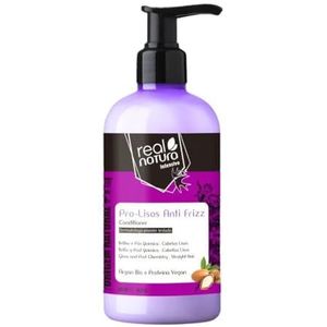 Real Natura - Zoutvrije Argan anti-pluis conditioner - 300 ml - Zachtheid en anti-kroezen