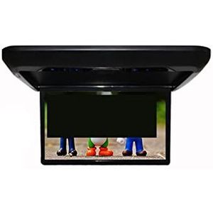 Draagbare dvd-speler voor videospelers op hoofdsteunen in auto's 13,3-inch autovideospelers HD LCD-scherm Dakmontage Monitor Omlaagklappen Auto Plafond TV HDMI FM IR Speaker Link met HD-roterend scher