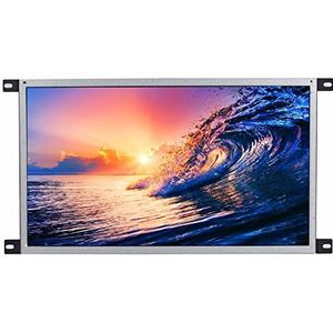 VSDISPLAY Moniteur extérieur industriel, écran LCD TFT 15,6"" G156HTN02.1 1920 x 1080 1000 NT, avec carte contrôleur audio VGA DVI, boîtier arrière en métal