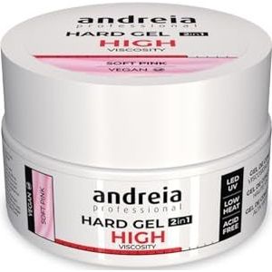 Andreia Professional Profection - Hard Gel 2 in 1 - Biphasic Construction Gel - Hoes roze 22 g