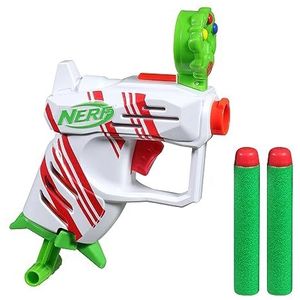 NERF Elite 2.0 Jolly Dash Blaster, 2 Elite Darts, Pull to Prime, Winter Toy Foam Blaster for 8 Year Old Boys & Girls