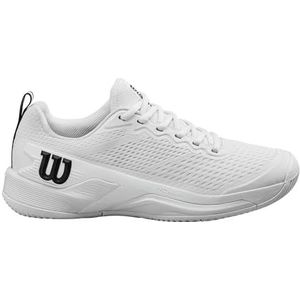 WILSON Heren Rush Pro 4.5 Sneaker, Wit/Zwart, 7.5 UK, Wit Zwart, 7.5 UK