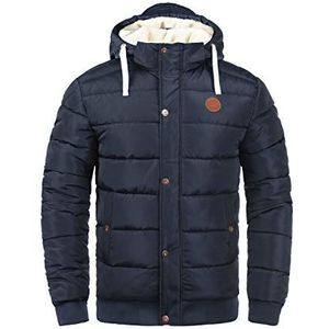 Blend BHFrederico winterjas voor heren, gewatteerde jas, warme jas, gevoerd, met capuchon, marineblauw (70230), M