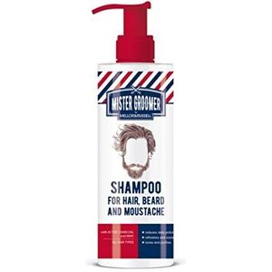 Mister Groomer Energizing Shampoo voor haar, baard en snor Complete verzorging in één stap met munt- en citroenextract