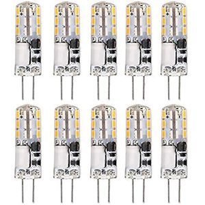Baverta LED-lamp - Gloeilamp G4 LED-lampen 24LED 1.2W Bi-pin Lichtbron voor thuis Plafondlamp Wandlamp 12V 10st