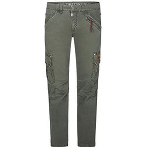 Timezone Regular Roger TZ maat 36/32 Washed kaki, groen