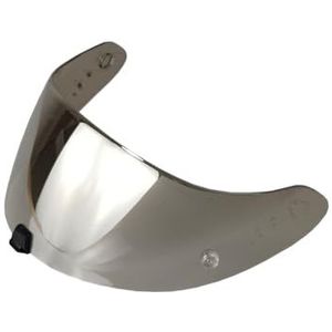 Motorhelm vizier lens, Helmvizier, T520 Vervangend UV-beschermend, krasbestendig en winddicht helmvizier for R1 Air / ST1400 / T520 (alleen for gebruik overdag)(Revo Clear Sliver-day and Night)