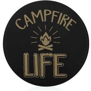 Campfire Life Snijplank Gehard Glas Snijblokken Antislip Snijmat