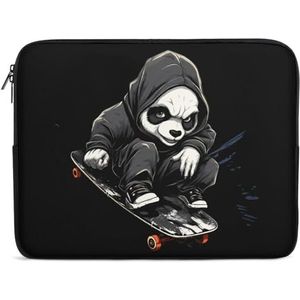 Skateboard Panda Laptop Sleeve Bag Shockproof Notebook Computer Pocket Tablet Draaghoes