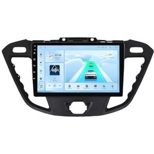 Android 14 Autoradio Stereo voor F-ord Transit (2013-2018) 9 Inch Touchscreen Multimedia Speler met Draadloze Carplay 2 Din GPS Navigatie FM RDS Bluetooth 5G-WiFi SWC DSP,M100s