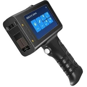 Draagbare handheld inkjetprinter van 12,7 mm for batchnummer, barcode, QR-code, logo, textiel, handprinter en etiketteermachine Breed printmateriaal(Printer with 1 Black)