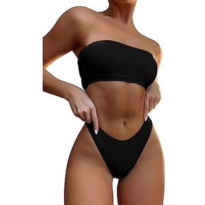 TOEECY Bikini set dames strapless badmode tweedelig zwempak sexy