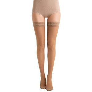 RelaxSan Basic 870P (Mink, 2) 140 denier PLUS stevige steun stay-ups kousen 22-27 mmHg