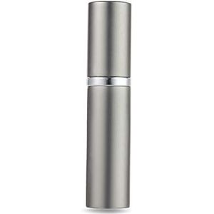 AsaNana Navulbare parfumverstuiver, vultechniek zonder trechter, leeg, spuitfles voor reizen, handtas, onderweg, 5 ml (grijs)