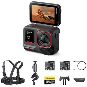 Insta360 Ace Pro 2 Bike Bundle- 8K waterdichte actiecamera, mede-ontworpen met Leica, 1/1,3"" sensor, dubbele AI-chip, toonaangevende weinig licht, Sup