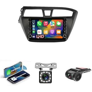 Android 14 2 DIN Autoradio Stereo 9 inch Screen voor Hyundai I20 2014-2018 GPS Navigatiesysteem FM AM RDS DAB+ Radio Carplay Android Auto Qualcomm BT 5.0 Dolby DTS(NF-3 8Core 2+32G)