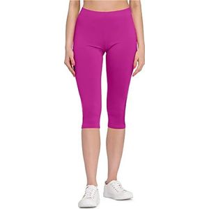 Bellivalini Dames 3/4 Legging van Viscose BLV50-148 (Fuchsie-2, L)