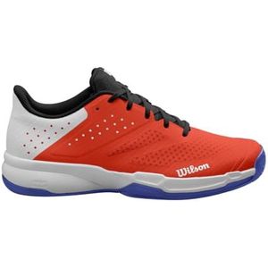 Wilson Heren KAOS Stroke 2.0 tennisschoen, wit/oranje.com/Bluing, 30 EU, Wit Oranje Com Bluing, 12 UK