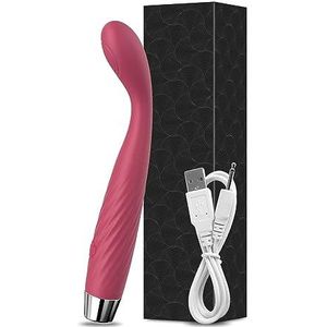 G Spot Vibrator Sex Toys | Pinpoint G-Spot Stimulator | Intelligent Heating Function & 7 Patterns Dildo Vibrator |Waterproof & Quiet Vibrator Wand |Adult Toys for Woman (Red, With box)