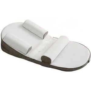 Iuscacey 2025 Nieuw baby wigkussen, anti-reflux, verstelbare, ademende bedhelling voor pasgeborenen van 0-3 jaar - preventie tegen spugen, babyligkussen (bruin)