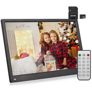 Digitale Fotolijst 15,6 Inch Elektronisch Album 1920 * 1080 IPS-scherm Kerst Verjaardag Kindercadeaus Eenvoudig Delen Momenten(Frame with 64GB)