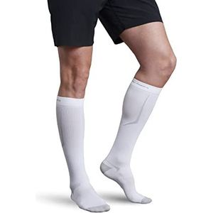 STRAMMERMAX Performance® Compression Socks | Heren | Sports Line | Shapewear, ademend | wit M (39-41)