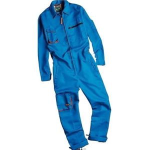 Veiligheidsoveralls, Werkoverall Uniform Mannen Vrouwen Laspak Auto(Blue,XL)