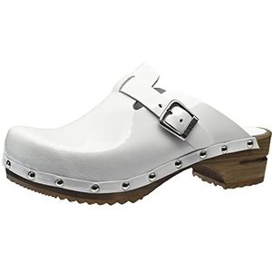 Sanita - Krisla - Houten Klomp - Wit