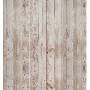 FENTIS Braun Zelfklevend behang, plakfolie, houtlook voor keuken, hout, vinyl, plakfolie, muursticker, meubelfolie, houtlook, voor woonkamer, badkamer, decoratie, 45 x 500 cm