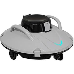 Zwembadstofzuiger, Zwembadreiniger Robot Automatisch 5000mAh Intelligent Oplaadbaar Robotic Zwembad Stofzuigen Elektrische apparatuur Snoerloos voor platte zwembaden boven/in de grond