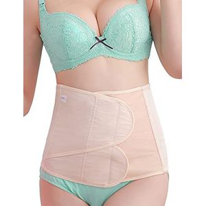 Artist Seyo C Sectie Herstel Riem Postpartum Buik Wrap Abdominale Binder Post Partum Vrouwen Buik Riem, Beige, XL