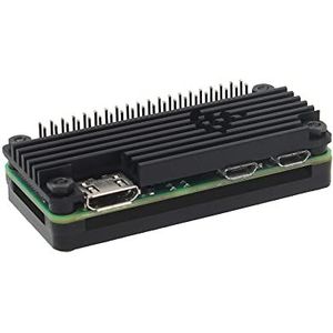 eleUniverse Raspberry Pi & Zero 2W behuizing aluminium passieve koeling (2W01), koellichaam + 20Pin GPIO Header