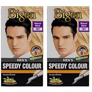 Bigen Heren Speedy Colour Natural Black 101 - Pack van 2