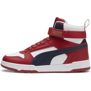 PUMA Heren Rbd Game Sneaker, White-New Navy-Club Red, 40 EU, Puma White New Navy Club Red, 40 EU