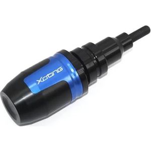 Motorfiets Accessoires Valbescherming Uitlaat Slider Crash Pad Protector Kit Voor KYMCO Xciting250 300 500 400 (Color : 1 stick Blue)
