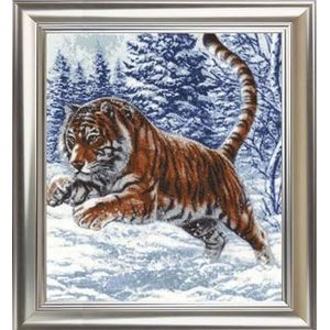 The Golden Fleece Sewing Cross Stitch Kit Tiger Leap. Wild Dieren