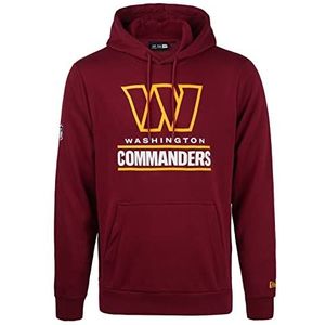 New Era - NFL Washington Commanders Team Logo and Name Hoodie kleur wijnrood, wijnrood, L