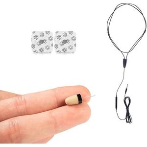 CooMax Spy Oortelefoon voor Test Verborgen Draadloze Onzichtbare Mini Earbuds met Microfoon voor Telefoon - Kleine Spion Oortjes Wireless Hearing in Ear Valsspelen (Spy Oortelefoon Vip Pro SuperMini)