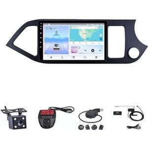 9 Inch Android Auto Radio Multimidia Speler Voor Kia Picanto Morning 2011-2016 GPS Navigatie WIFI Bluetooth Carplay Android Auto Stereo Radio GPS(4G+WIFI 2G+32G B)