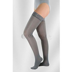 Juzo Juzo Attractive AG dijkousen KKL 2 normaal met kanten hechtrand met kant mocca II