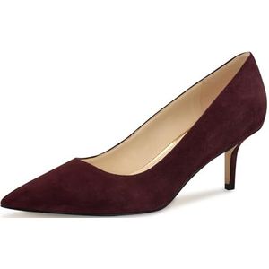 Nine West Women's Arlene Pump, Burgundy Suede 603, 9