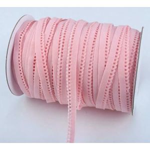 2/5/10/20M 10mm kanten rand elastische band bh schouder elastiekjes ondergoed stretch tape lint DIY naai accessoires-roze-10mm-2meter