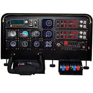 Flight Hero -Simulator Cockpit Panel Compatibel met Logitech en Saitek (niet Inclusief Game-Device)