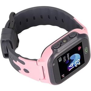 Smart Watch voor Kinderen, Klassikale Modus IP65 Waterdicht Smart Watch voor Kinderen SOS Help 2-weg Spraakoproep voor Binnen (Roze)