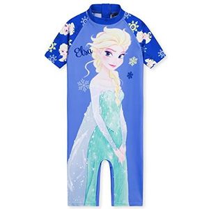 Disney Badpak voor meisjes, neopreenpak, korte mouwen, korte broek en ritssluiting, geschenken, 4-5 Jaar
